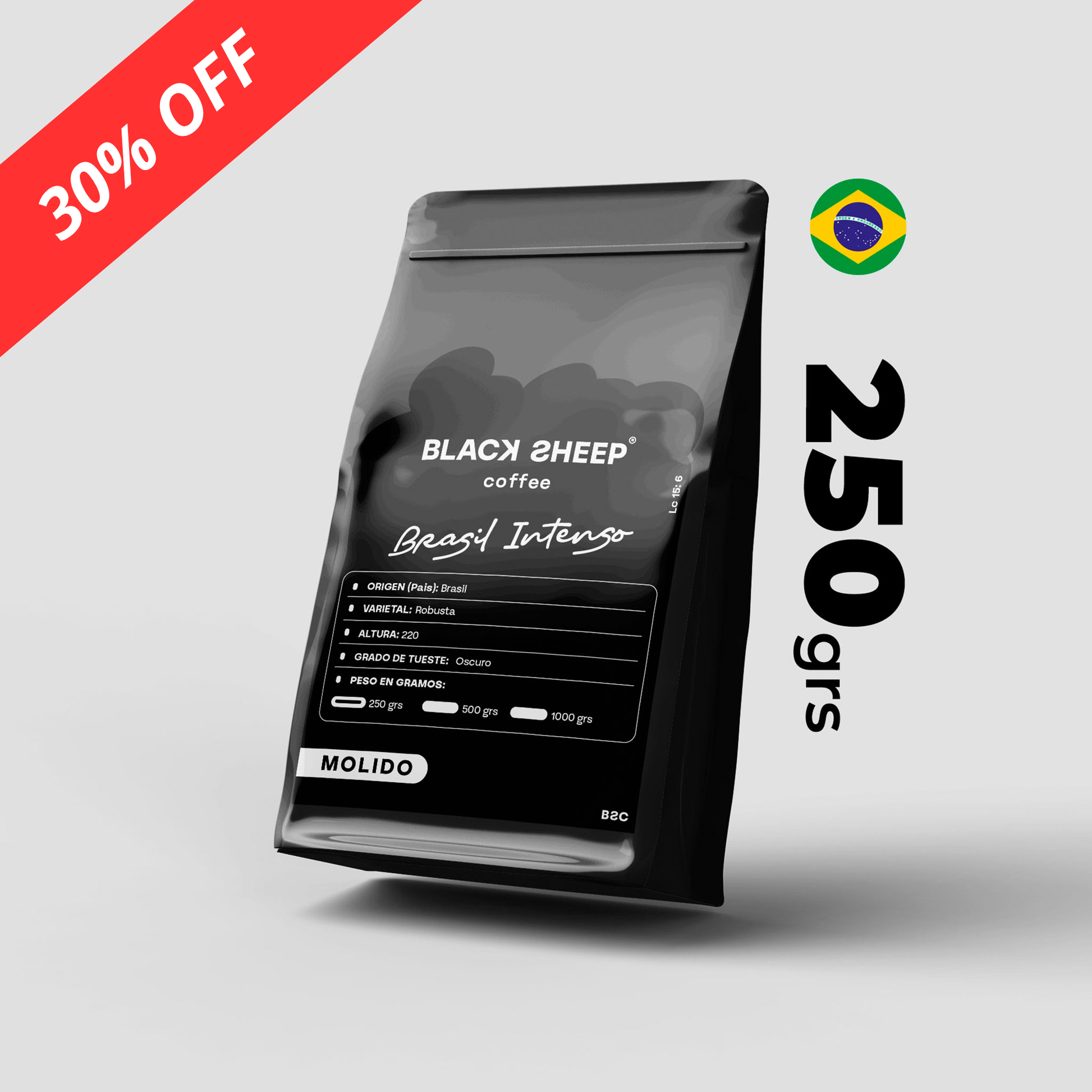 Café Brasil Intenso 250 gramos